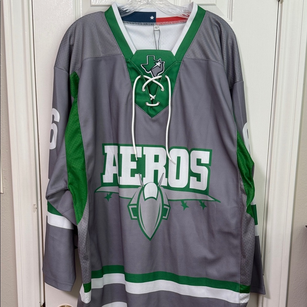 Houston Aeros Lacrosse Jersey Loughmiller.